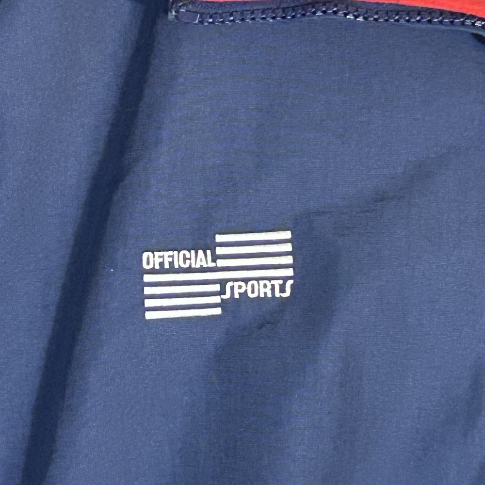 Vintage Official Sports USA Soccer Referee Program Windbreaker Jacket XL - Picture 3 of 9